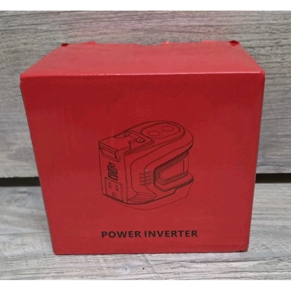 200W Power Inverter for Milwaukee 18V Battery, BATTERY NOT INCLUDED E4